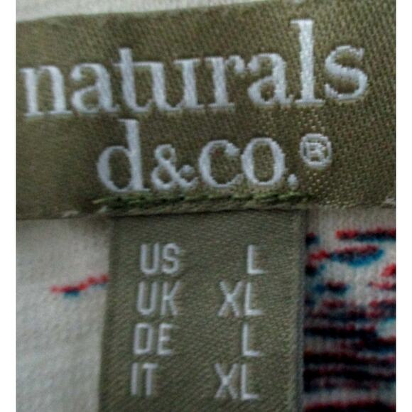 Denim & Co. Naturals Women's Beige House Print Sleeveless Stretch Maxi Dress L. - Picture 8 of 9